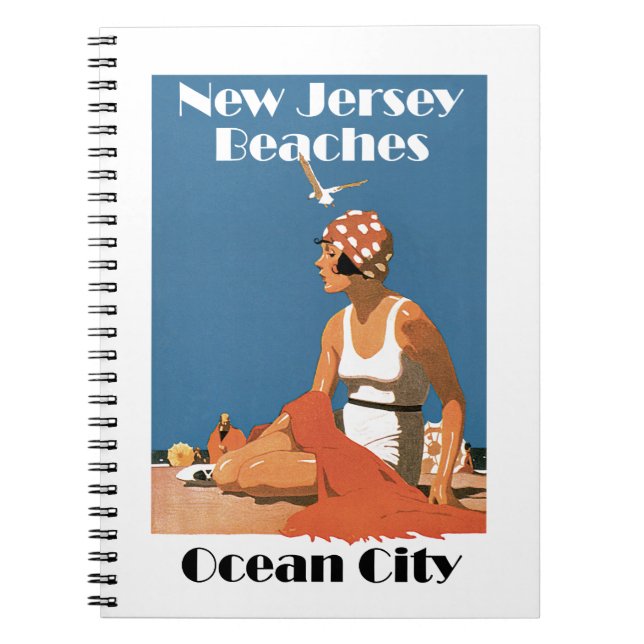 New Jersey Beaches ~ Ocean City Notebook (Front)