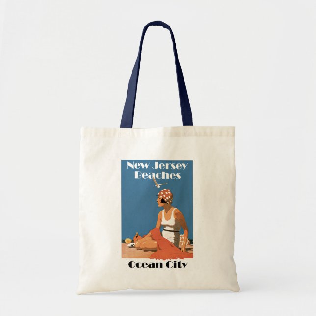 New Jersey Beaches ~ Ocean City Tote Bag (Front)