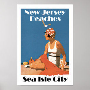 New Jersey Beaches ~Sea Isle City Poster