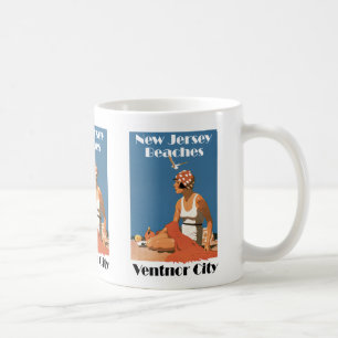 New Jersey Beaches ~ Ventnor City Coffee Mug