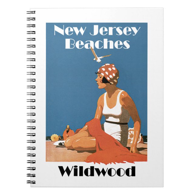 New Jersey Beaches ~ Wildwood Notebook (Front)