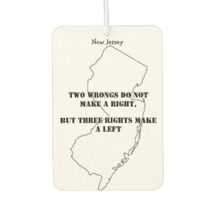 New Jersey  Car Air Freshener