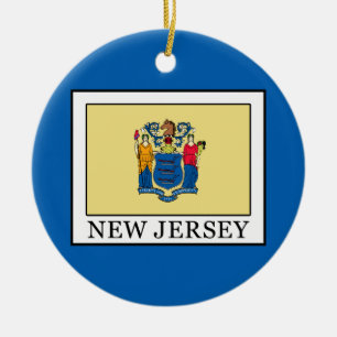 New Jersey Ceramic Tree Decoration
