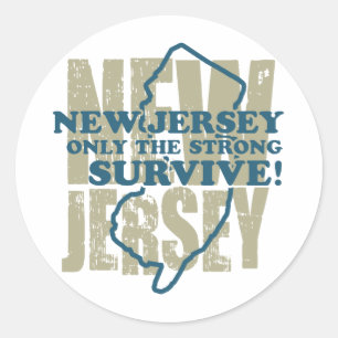 New Jersey Classic Round Sticker