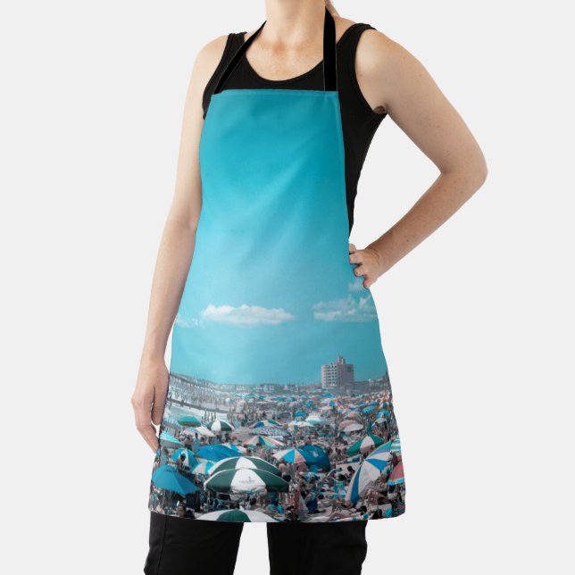 New Jersey Coastal Beach Art Apron (Insitu)