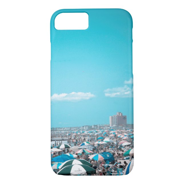 New Jersey Coastal Beach Art Case-Mate iPhone Case (Back)