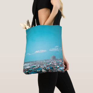 New Jersey Coastal Beach Tote Bag