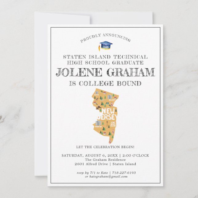 New Jersey | College Bound Graduation Party (Front)