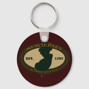 New Jersey Est. 1787 Key Ring