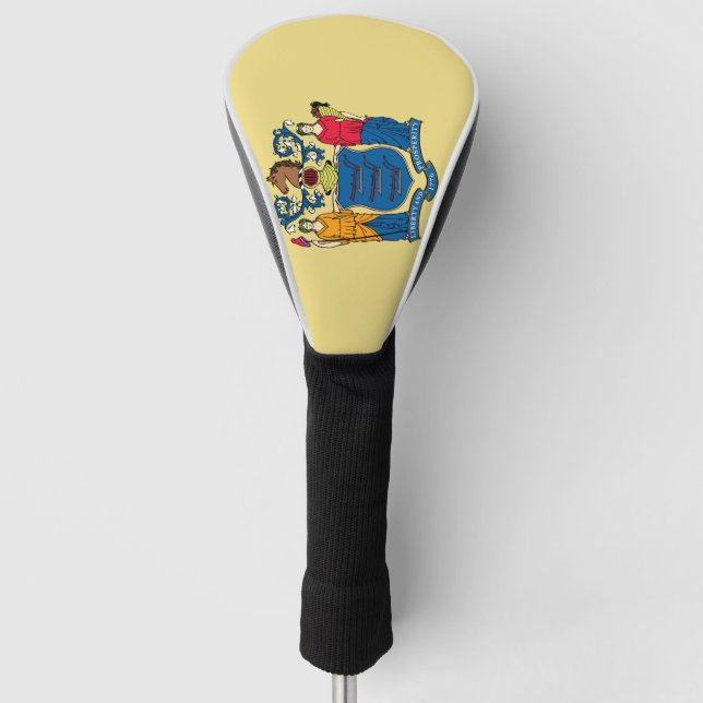 New Jersey Flag Golf Head Cover (Front)