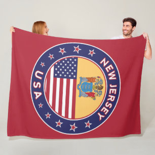 New Jersey Fleece Blanket