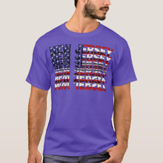 New Jersey Flip Text effect T-Shirt