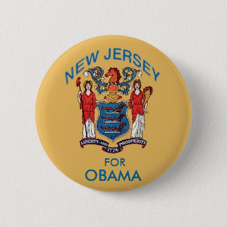 NEW JERSEY FOR OBAMA Button