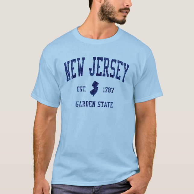 New jersey garden state 1787 tee shirt (Front)