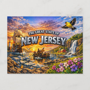 New Jersey Greetings Postcard
