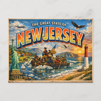 New Jersey Greetings Postcard