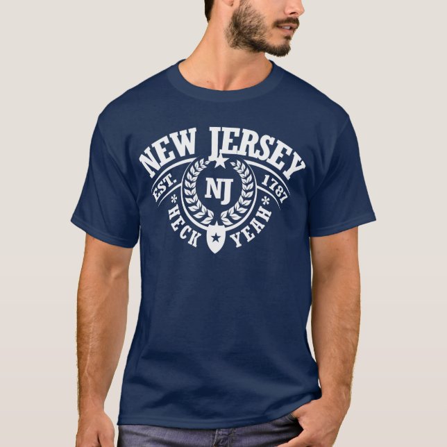 New Jersey, Heck Yeah, Est. 1787 T-Shirt (Front)