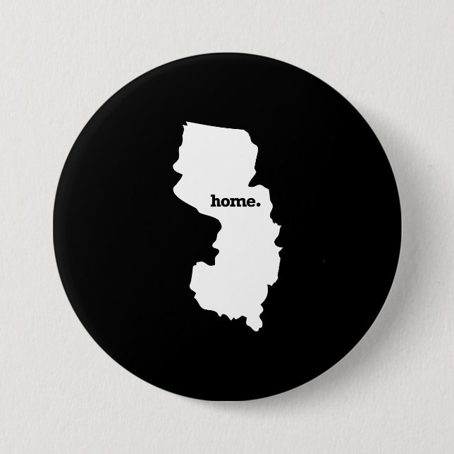 NEW JERSEY HOME STATE -.png 7.5 Cm Round Badge (Front)