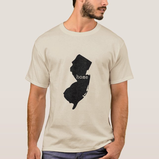 New Jersey home typed T-Shirt (Front)
