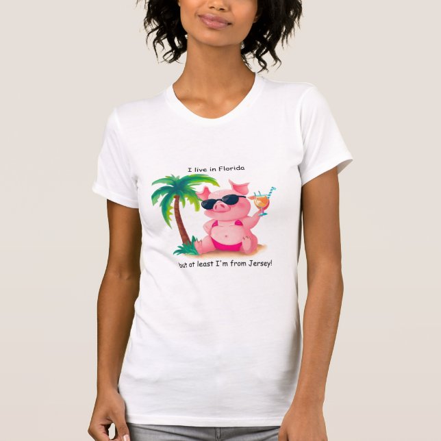 New Jersey Humour Tee Shirt (Front)