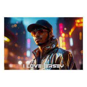 NEW JERSEY - I LOVE JERSEY POSTER