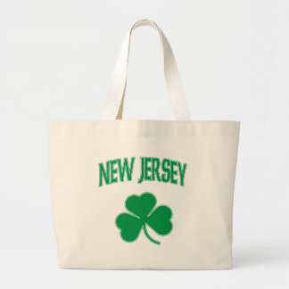 New Jersey Irish Large Tote Bag