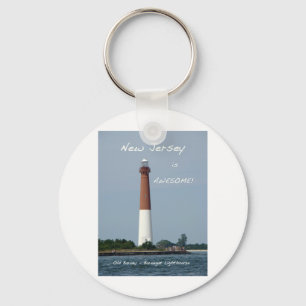 New Jersey is Awesome - Barnegat Lighthouse Key Ring