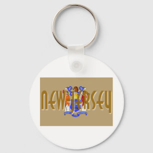New Jersey Key Ring