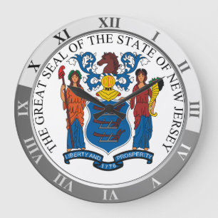 New Jersey Large Clock