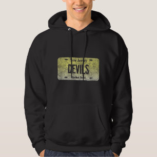 New Jersey Licence Plate Gift DEVILS  Hoodie