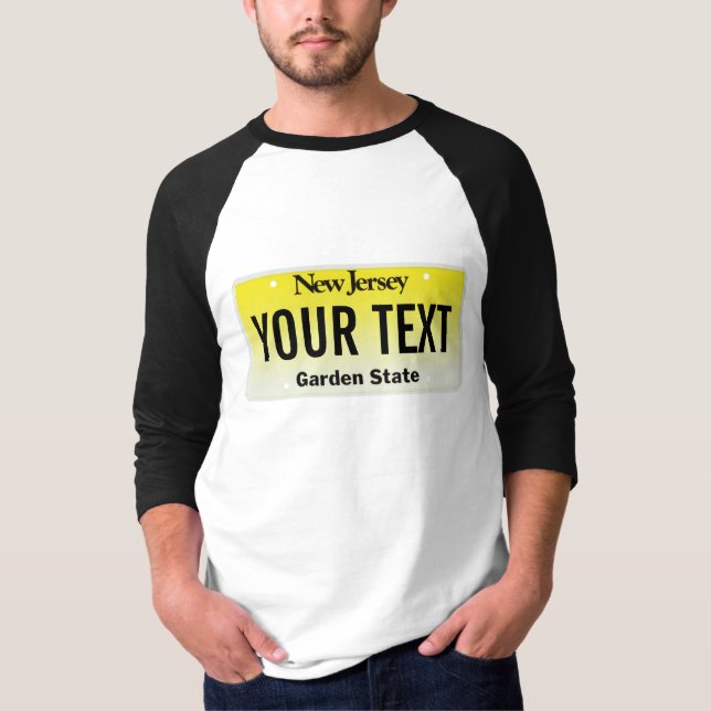 New Jersey license plate T-Shirt (Front)