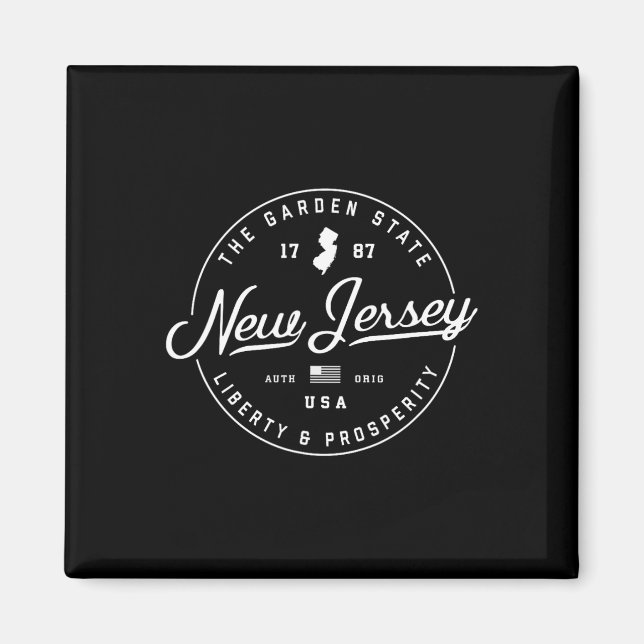 New Jersey  Magnet (Front)