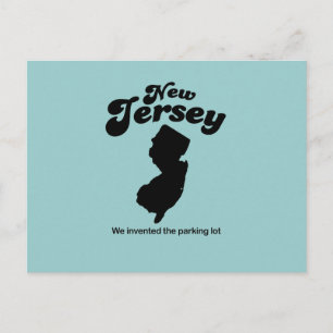 New Jersey Motto - We invented the parking lot Postcard