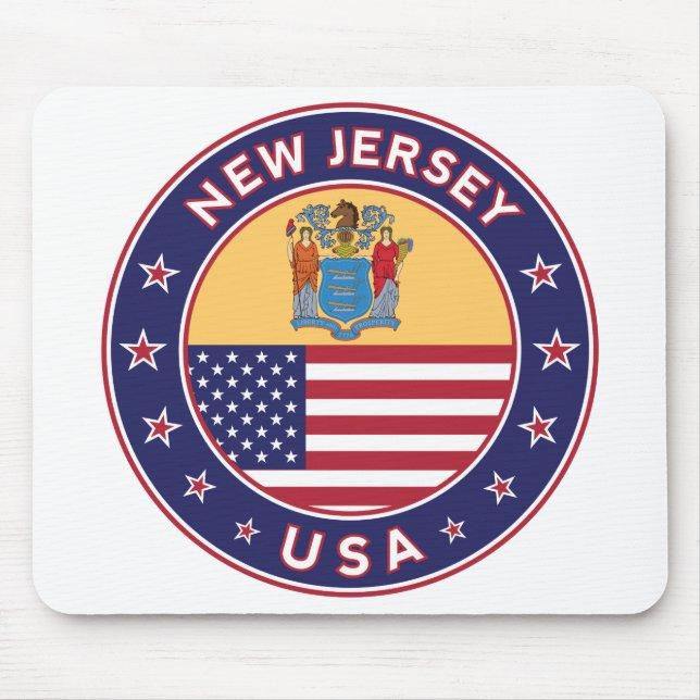 New Jersey Mouse Mat (Front)