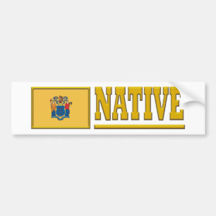 New Jersey Native Bumper Sticker