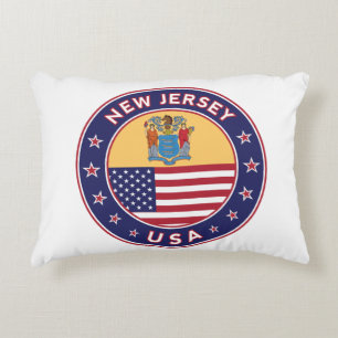 New Jersey, New Jersey sticker, phone case, bag Decorative Cushion