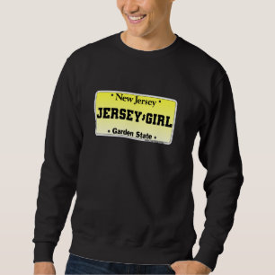 New Jersey NJ GSP Parkway License Plate Jersey Gir Sweatshirt