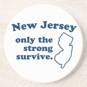 New Jersey Only The Strong Survive Coaster
