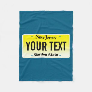 New Jersey Only The Strong Survive Fleece Blanket