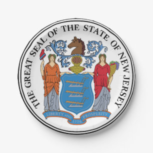 New Jersey Paper Plate