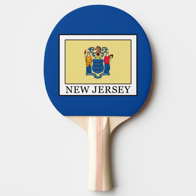 New Jersey Ping Pong Paddle (Front)