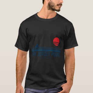 New Jersey Point Pleasant Sailboat Sunrise Summer T-Shirt