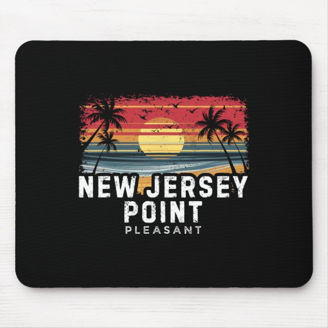 New Jersey Point Pleasant Surfboard Beach  Mouse Mat (Front)