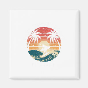 New Jersey Point Pleasant Surfboard Waves Beach Magnet