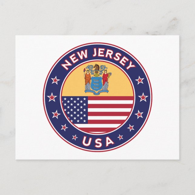 New Jersey Postcard (Front)