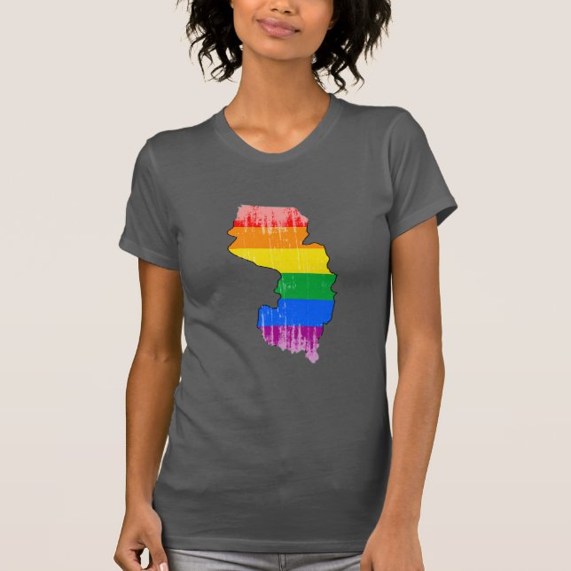 NEW JERSEY PRIDE - DISTRESSED -.png T-Shirt (Front)