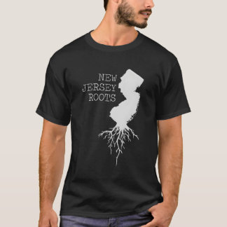 New Jersey Roots State Map T-Shirt