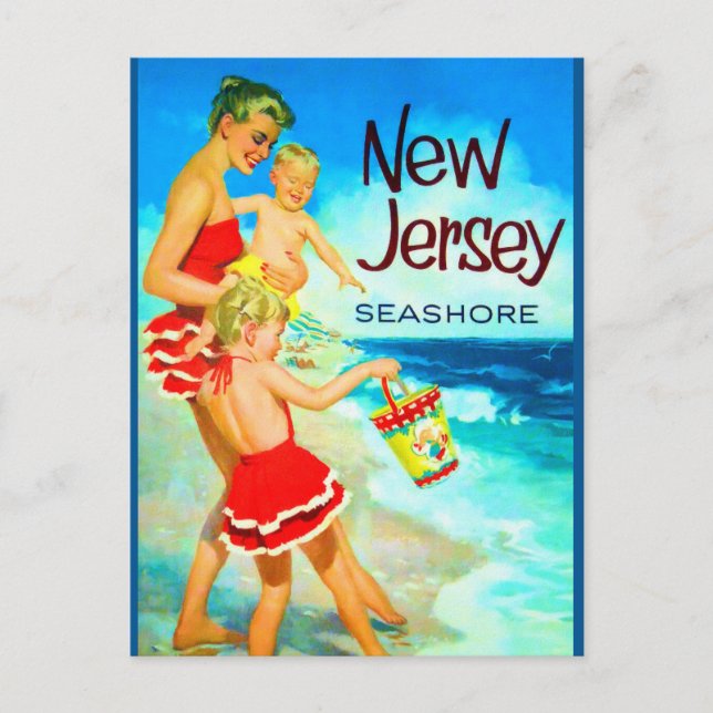 New Jersey Seashore Postcard (Front)