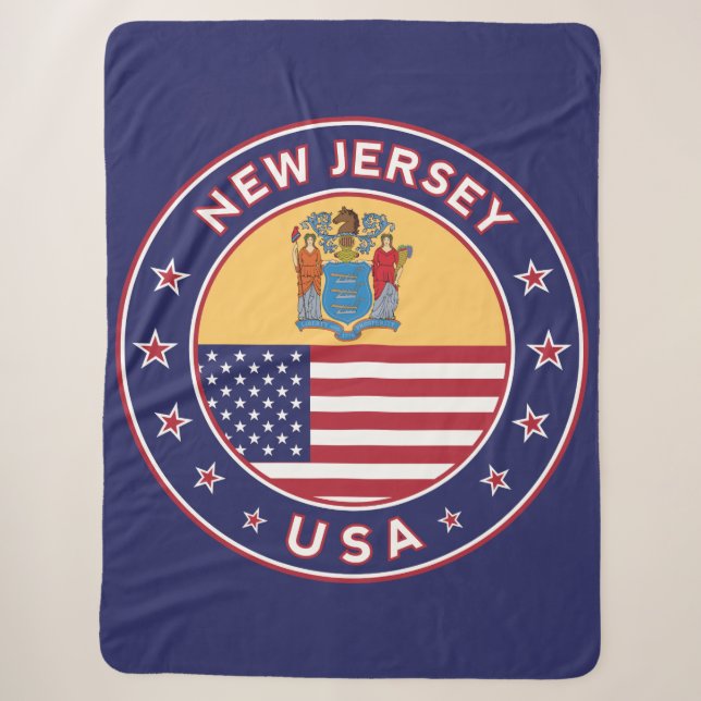 New Jersey Sherpa Blanket (Front)