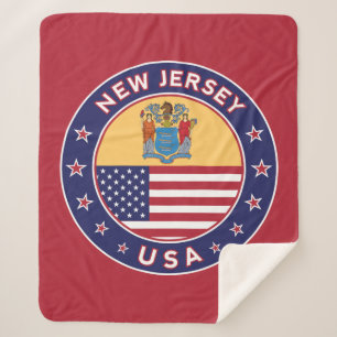 New Jersey Sherpa Blanket